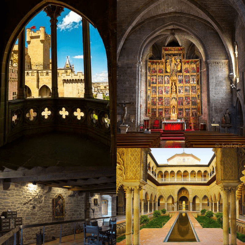 Interior of Castle Olite