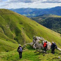 pilgrims walking the Camino Follow the Camino best deal